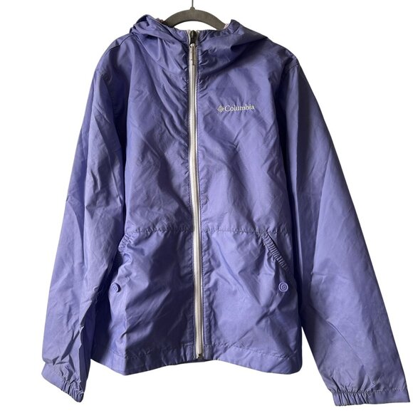 Columbia Other - Columbia Kid's Girl's Purple windbreaker Rain Jacket Size M (10/12)